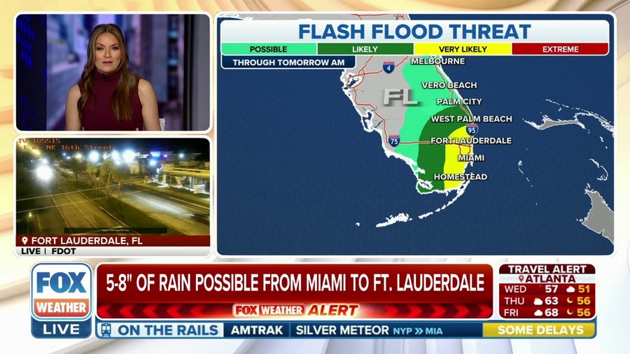 Heavy rain, life-threatening flooding slams Florida