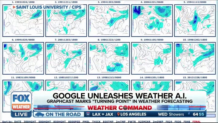 Google uses AI to improve weather forecasting