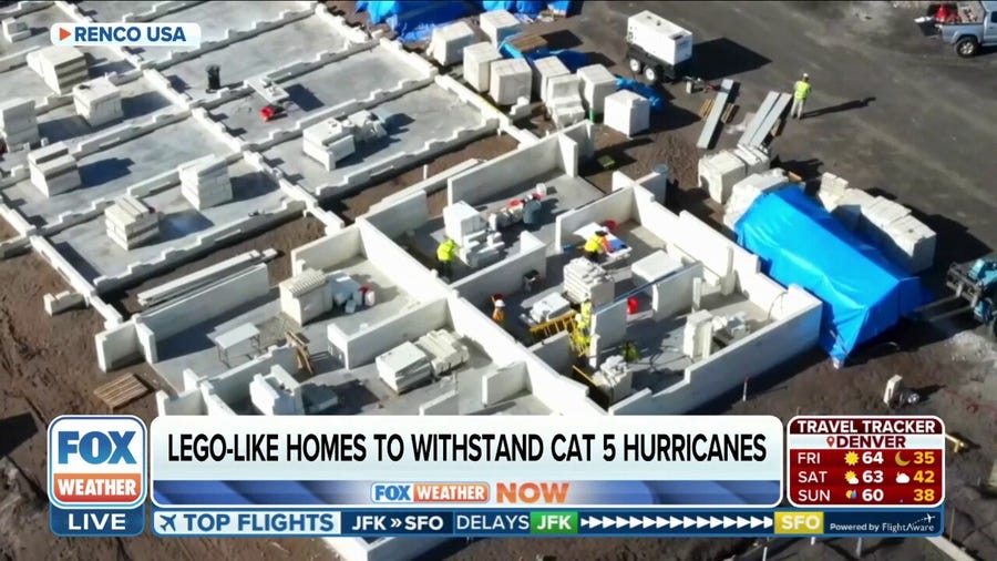 Housing built to withstand a Category 5 hurricane