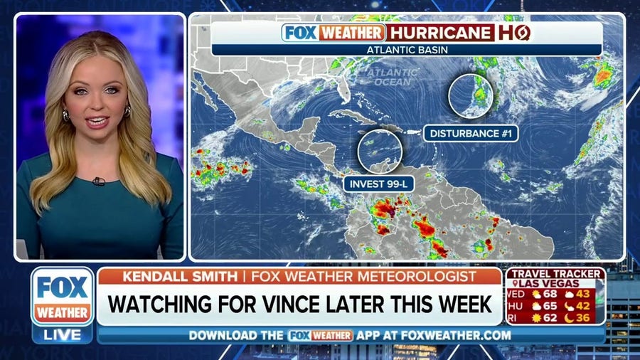 Disturbance in central Atlantic has low chance of development