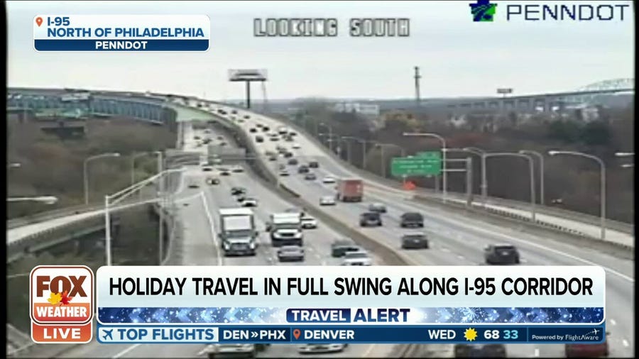 Millions hit the roads with Thanksgiving travel in full swing