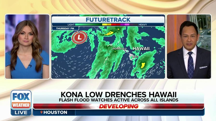 Kona Low to threaten Hawaii with several inches of rain, flash flooding