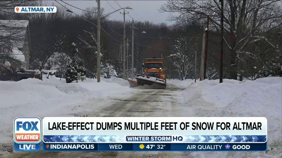 Cleanup underway after upstate New York gets buried under feet of snow