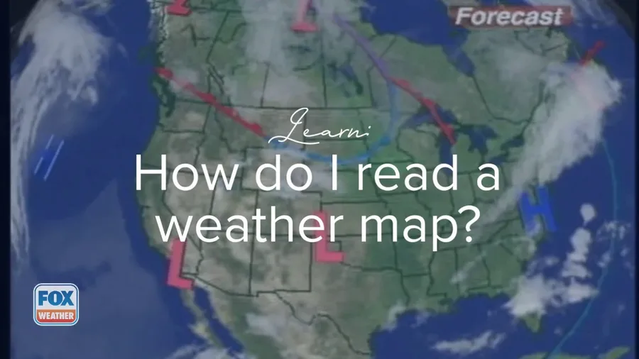 How do I read a weather map?
