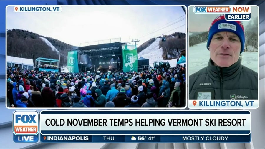 Cold snap in November helped Vermont ski resort host women's Alpine Ski World Cup