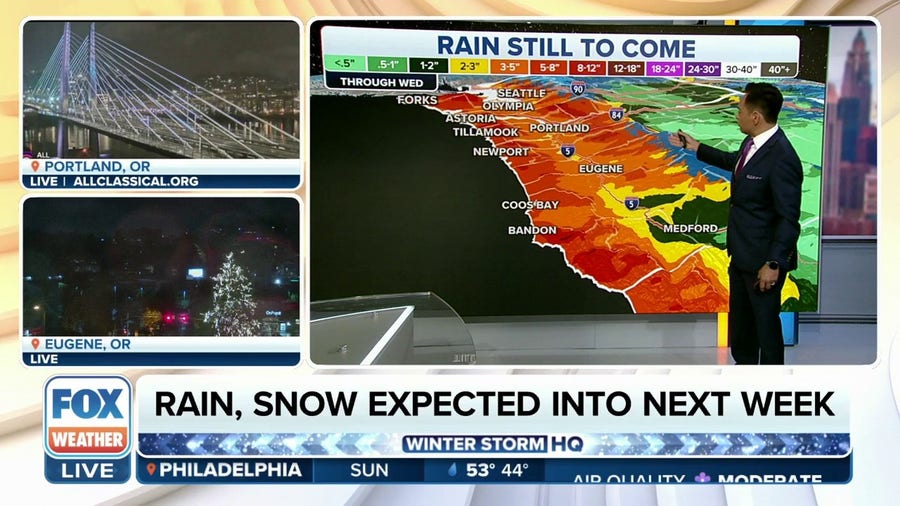 Atmospheric river storms set to slam the West with heavy rain, mountain snow