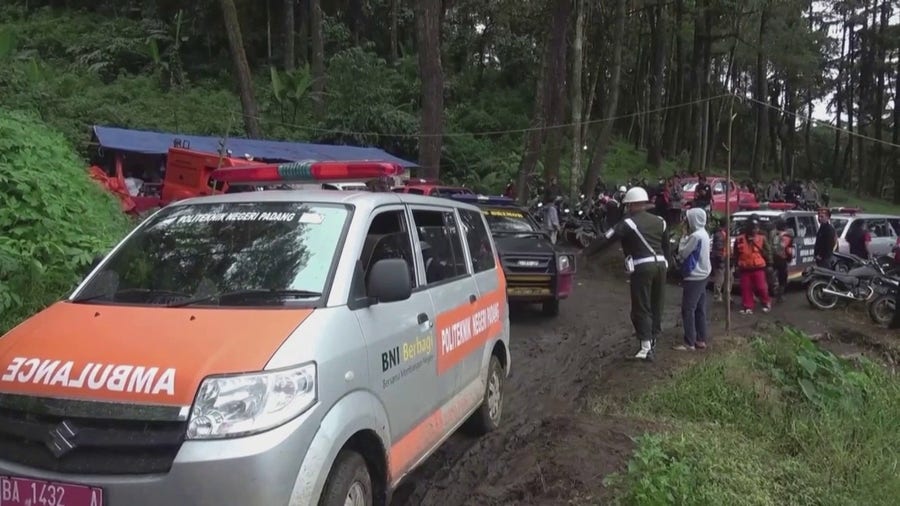 Watch: Rescues underway after Indonesia's Marapi volcano eruption