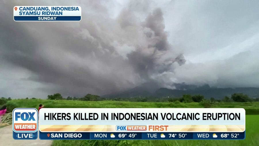Hikers killed in Indonesian volcanic eruption
