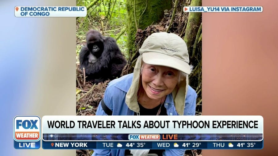 Woman fulfills lifelong dream traveling to nearly 200 countries amid wild weather