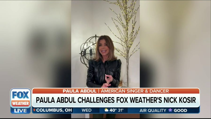 Paula Abdul challenges Nick Kosir on forecast