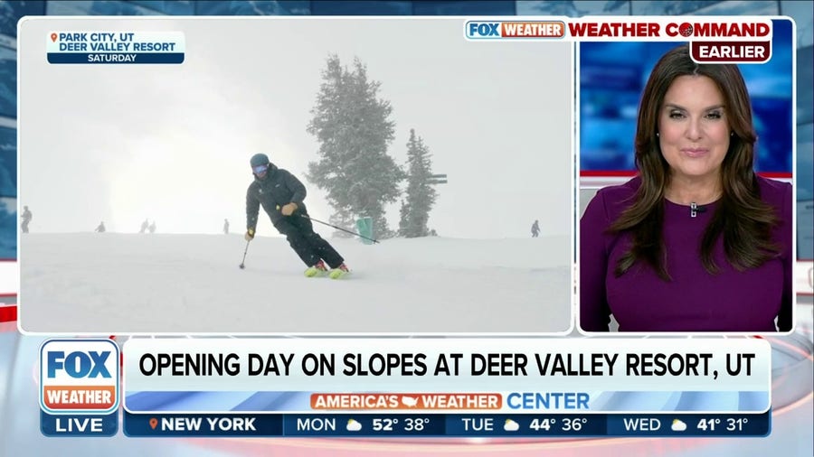 Deer Valley Resort in Utah celebrates opening of ski season