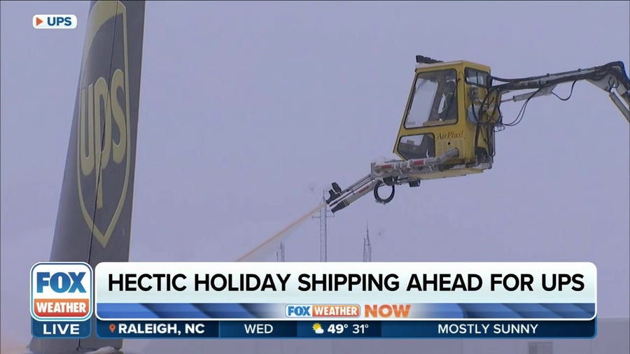 UPS meteorologists use weather forecasts to ensure holiday packages delivered on time