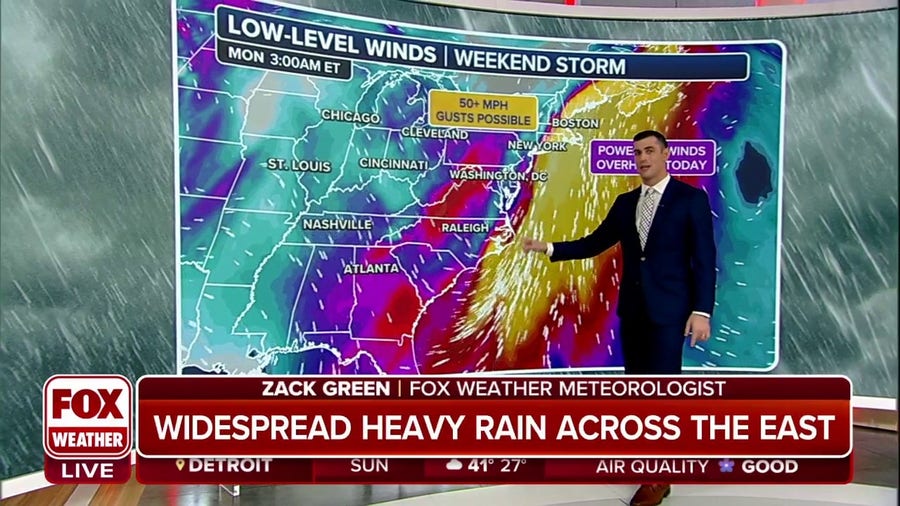 Wind, rain, snow to blast Northeast as powerful storm tracks across eastern US