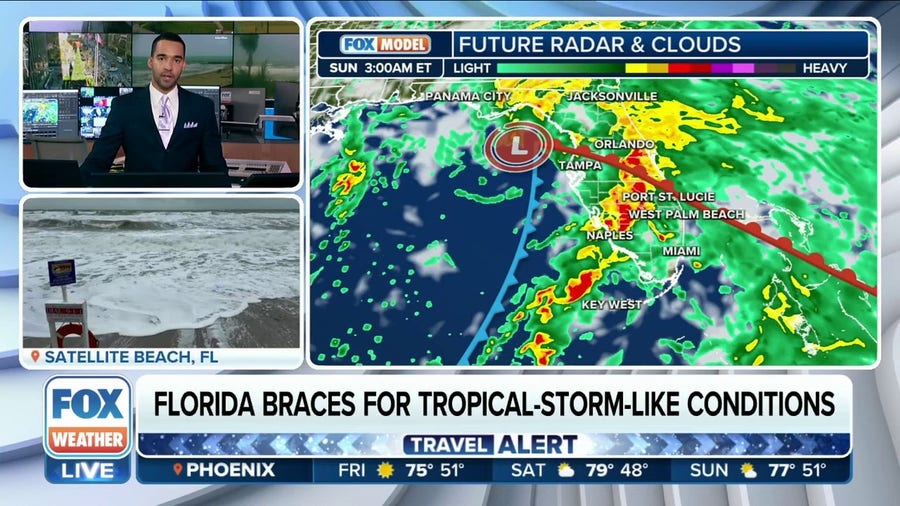 Florida to get wind, heavy rain and severe threat from powerful storm