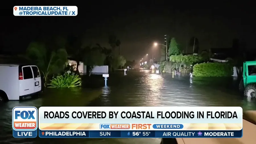 Tropical-storm-like system slams Florida with coastal flooding, high winds, heavy rain