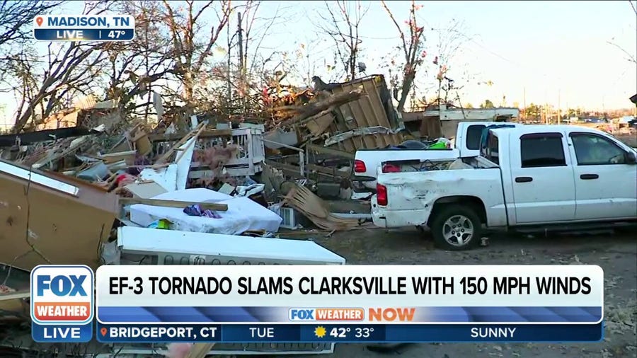 Deadly tornado rips through Tennessee community