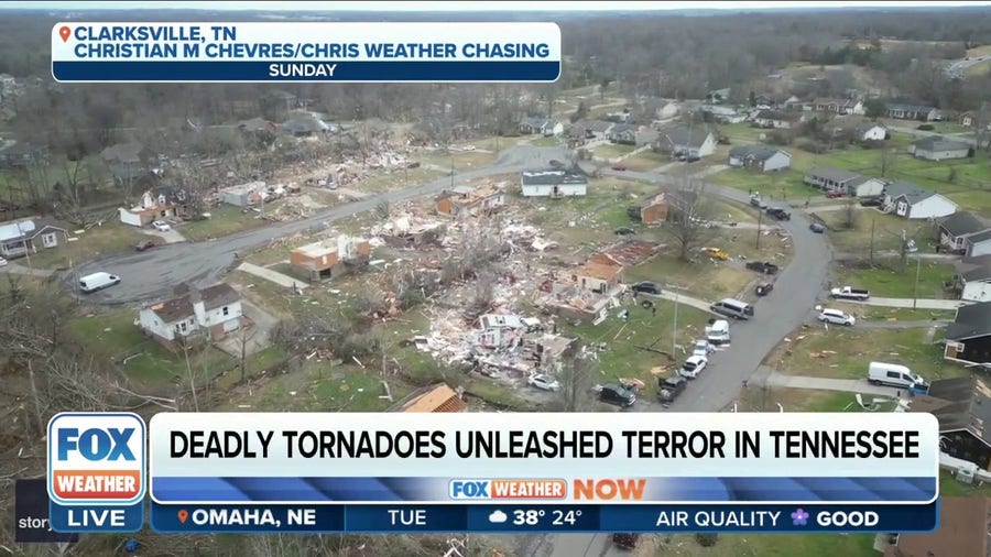 Tornado survivors begin recovery process in Clarksville, Tennessee