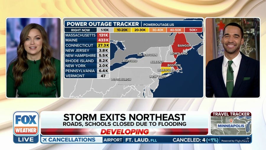 More Than 500,000 Power Outages Remain In New England Following ...