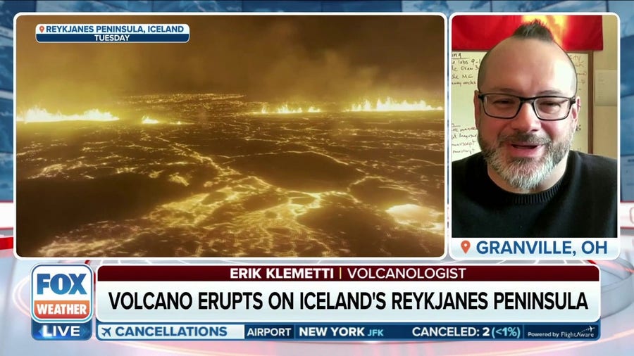 Volcano erupts in Iceland weeks after Grindavik evacuations