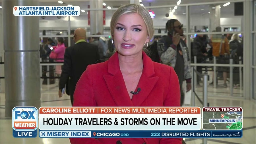 Atlanta's Hartsfield-Jackson Int'l Airport stays busy during the holiday travel season