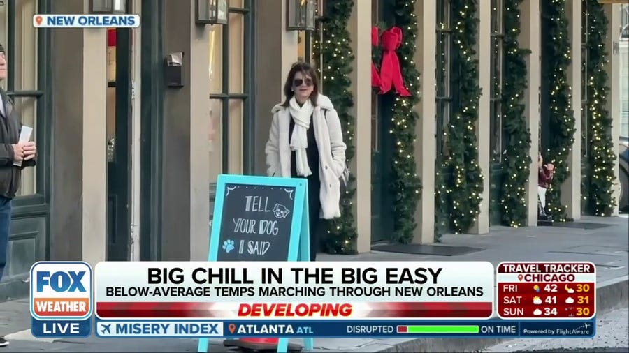 Big chill in the Big Easy