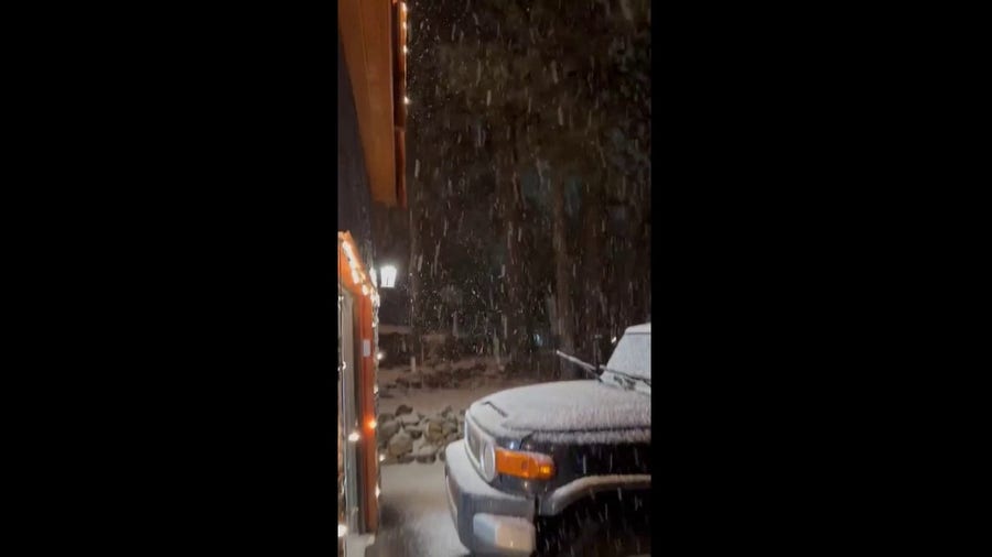 Watch: Heavy snow falls in Truckee, California