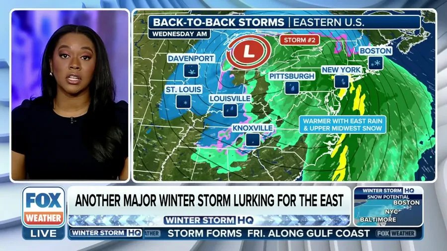 Another major winter storm lurking for eastern US