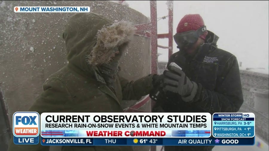 Go behind-the-scene at New England's highest peak amid extreme temps