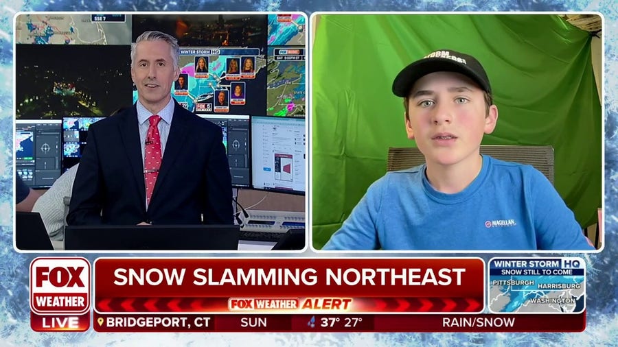 Nor'easter fuels passion of aspiring meteorologist