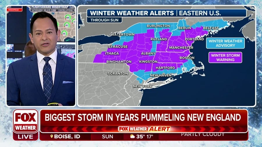 Flash freeze likely as temperatures plummet after nor'easter