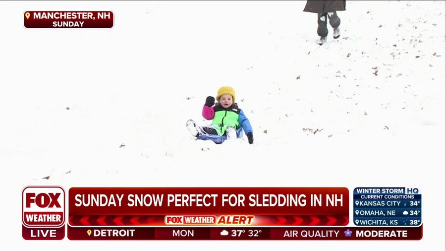 New Hampshire picks up more than foot of snow from weekend nor'easter