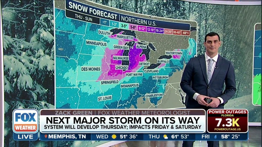 Major Storm System To Produce Blizzard Conditions Around Great Lakes ...