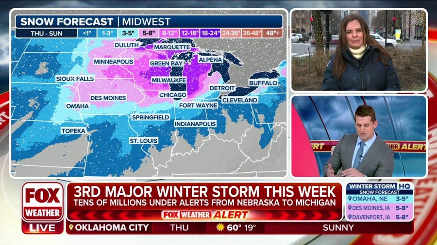 Chicago, Midwest on alert for potential blizzard conditions