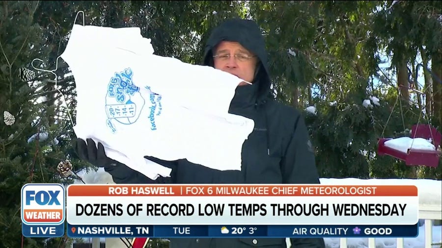 Milwaukee meteorologist has fun with the Arctic blast with experiments