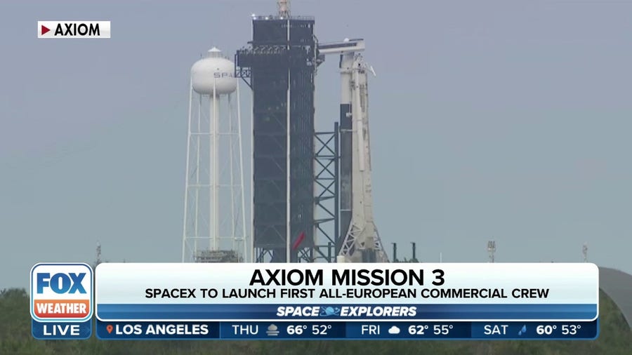 Axiom Mission 3 has successful launch of crew from Florida