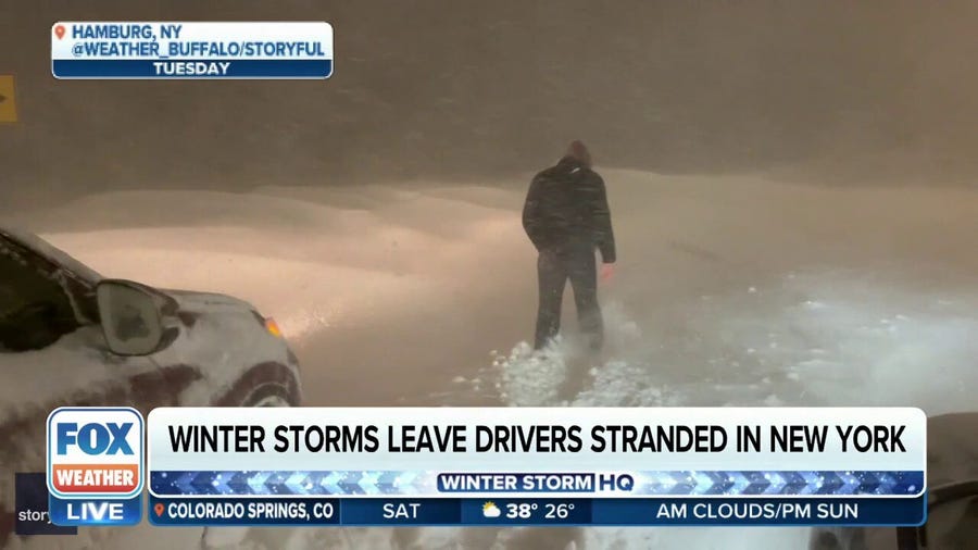 What to do if dangerous winter weather conditions leave you stranded on the road