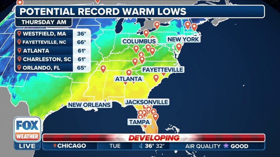 January warmup provides break from winter chill for 250 million Americans