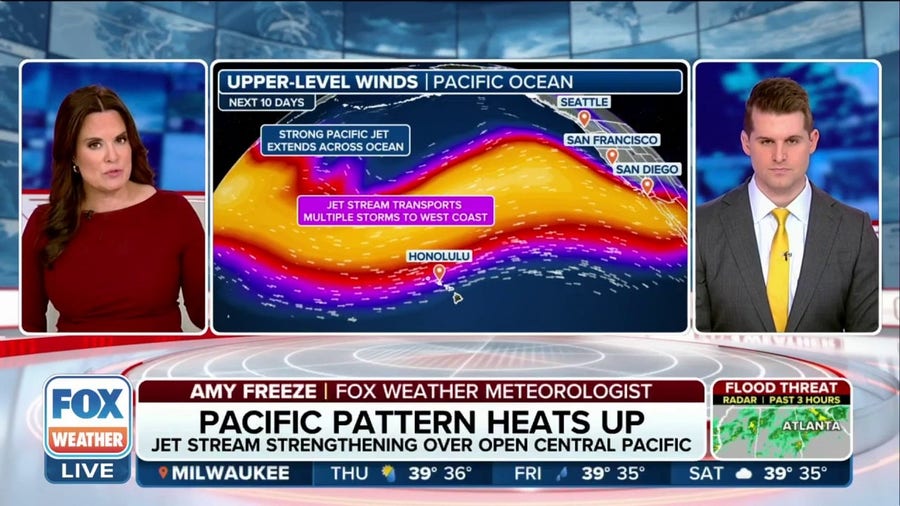 West Coast's wild weather ride