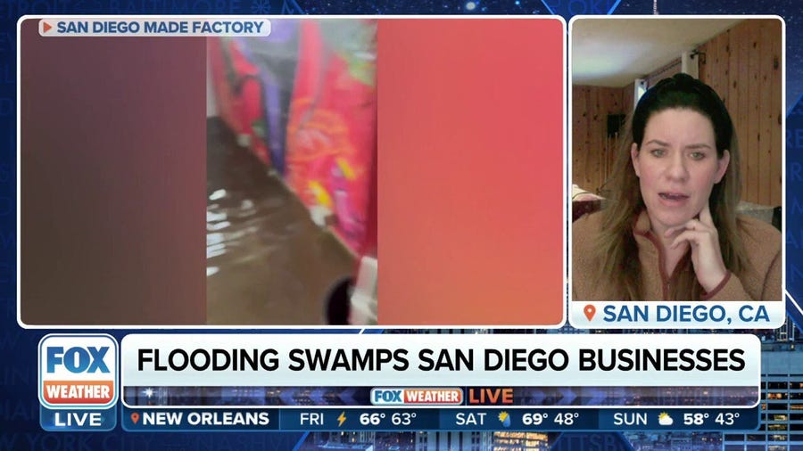 Flooding swamps California businesses