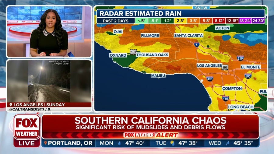 'Disaster in the making' as deadly atmospheric river slams Southern California