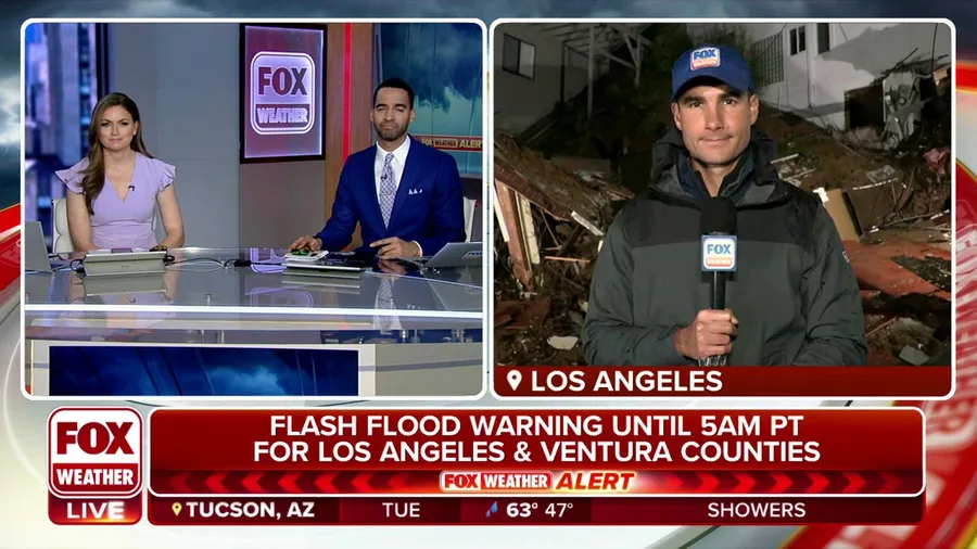 Flash Flood Warnings issued Tuesday for Los Angeles, Ventura counties