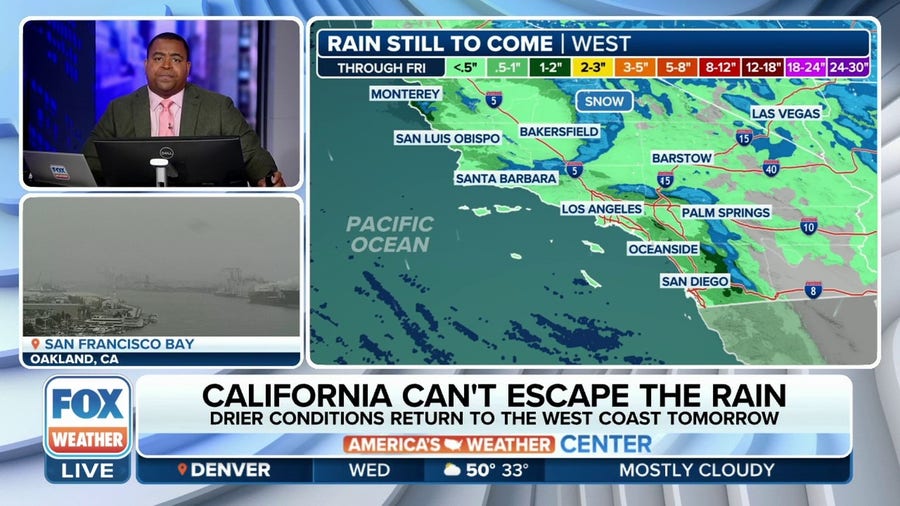 As Atmospheric River Storm Exits, Another Storm Brings Rain And ...