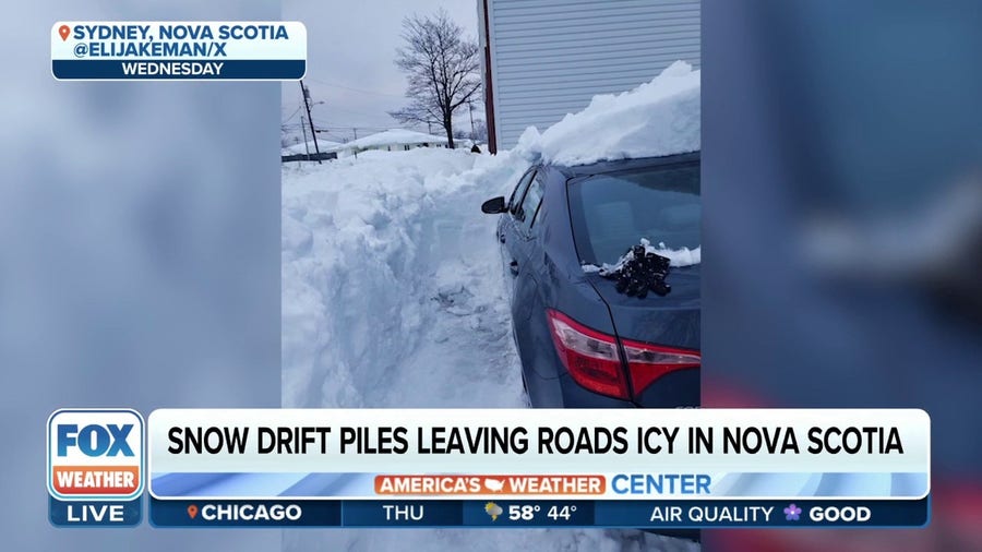 Epic snowfall totals present challenges in Nova Scotia, Canada