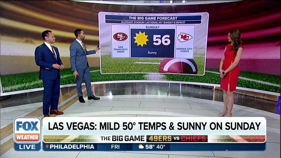 From Kansas City to Tokyo, how could their weather play a role in Las Vegas' Super Bowl?