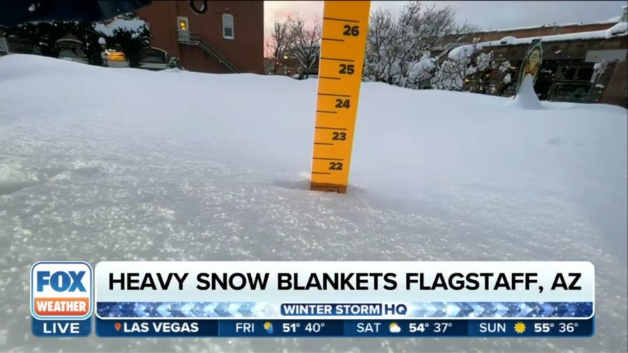 Flagstaff sees about 3 feet of snow as multi-day snow storm drops a foot a day
