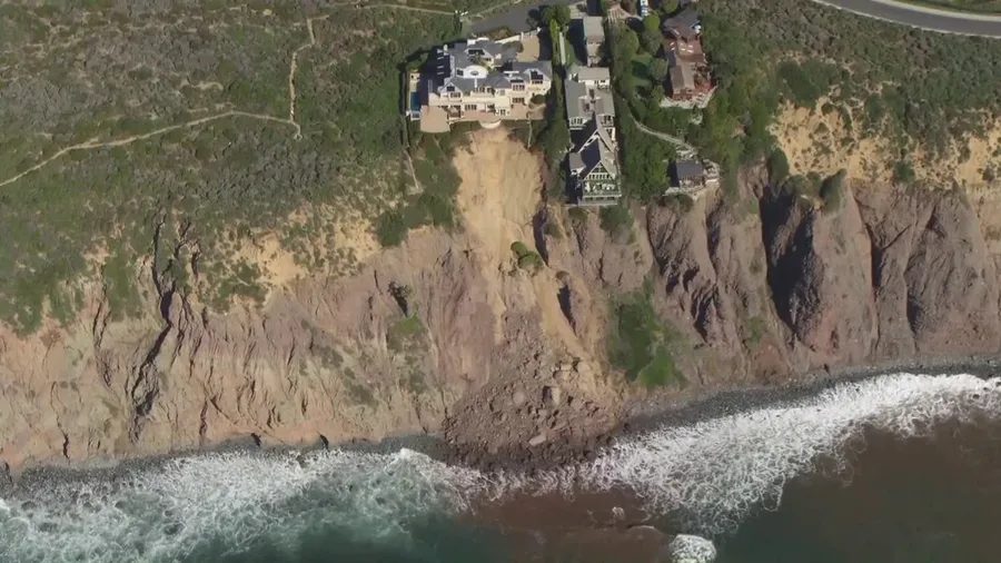 Southern California homes on cliff edge after storms cause erosion