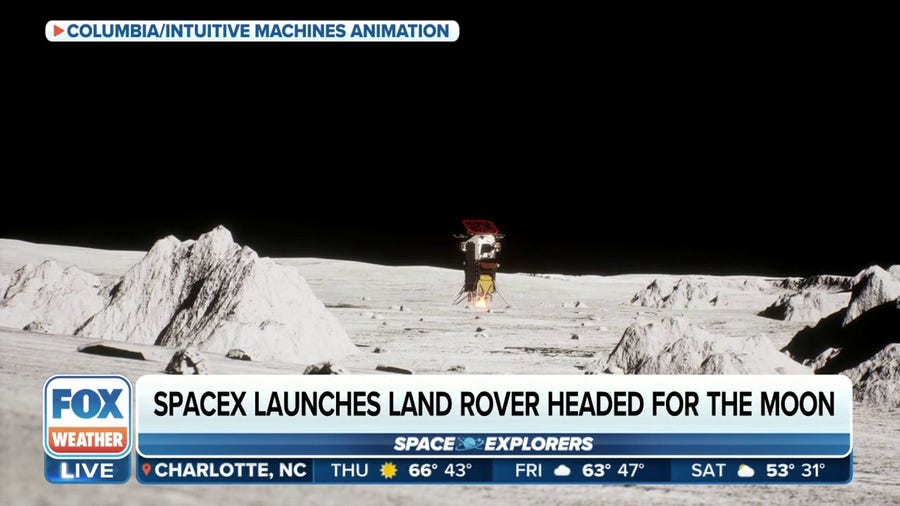 SpaceX launches rocket carrying Intuitive Machines' Moon lander