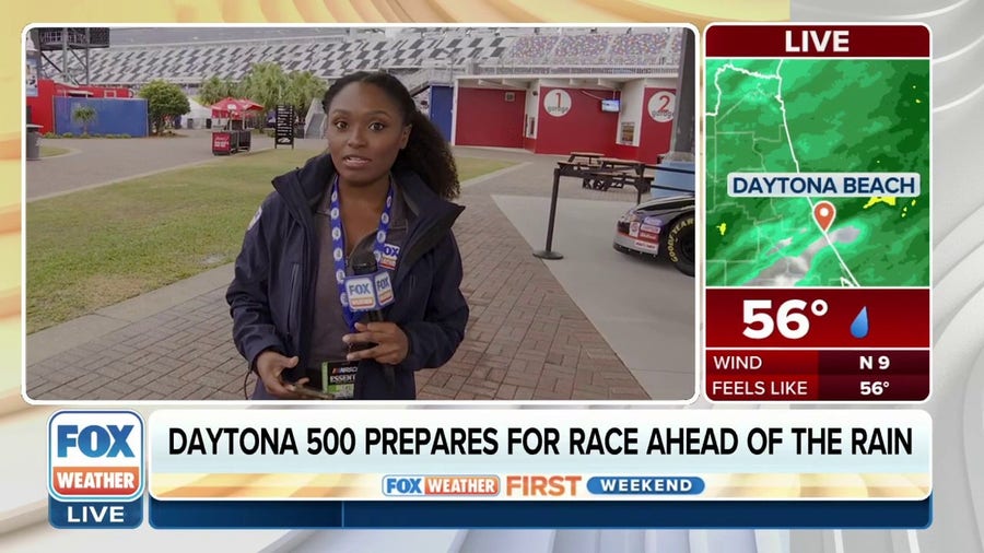 Daytona 500 prepares for race ahead of rain