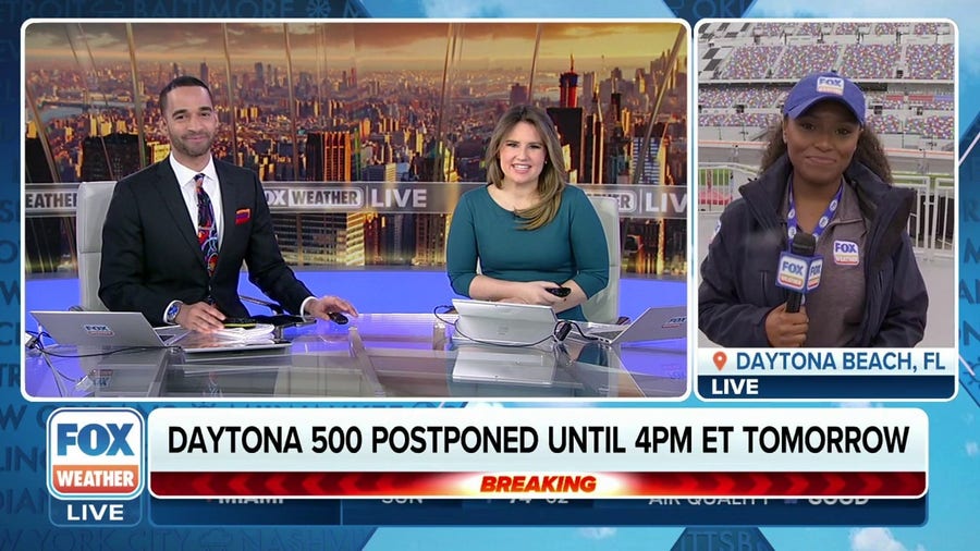 Daytona 500 postponed until Monday due to heavy rain in Florida