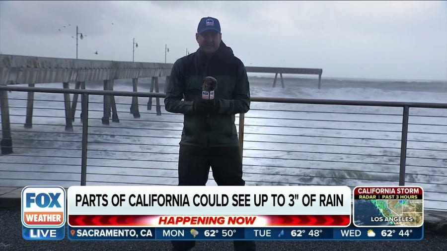 Waterlogged California faces rare severe thunderstorm threat amid floods